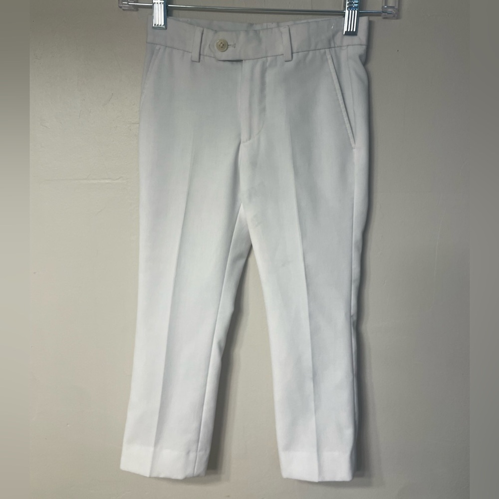 Michael Kors Youth Size 5 White Straight Leg Slacks
